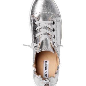 Steve Madden Silver Jane Sneakers